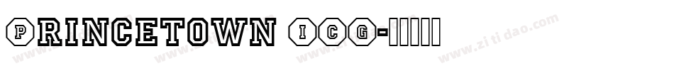 Princetown ICG字体转换